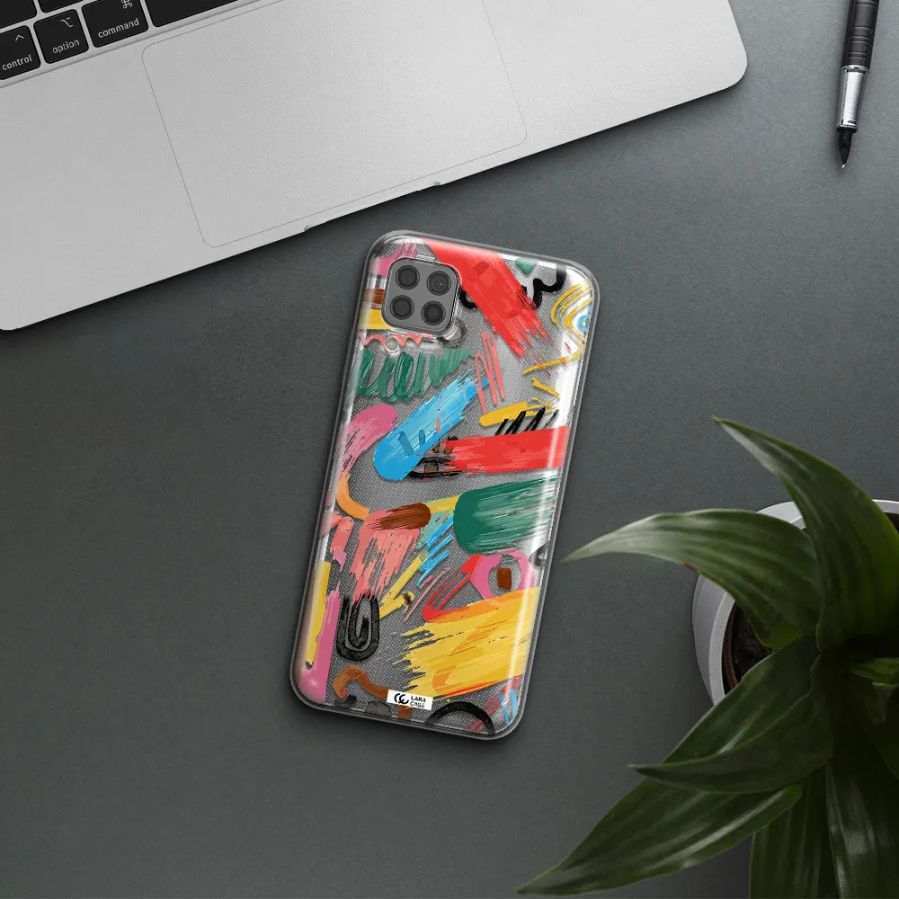 Oil Paint Abstract Huawei P40 Lite Clear TPU Case