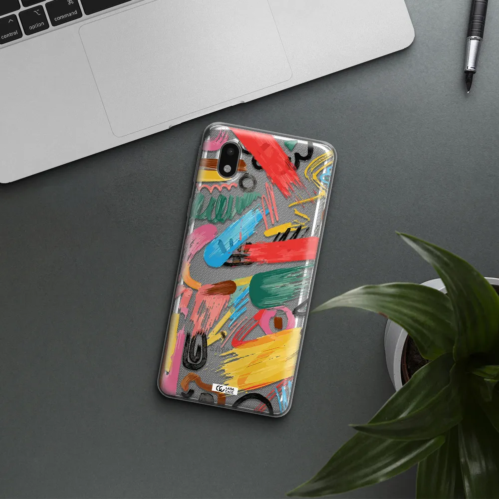 Oil Paint Abstract Samsung A01 Core Clear Tpu Case