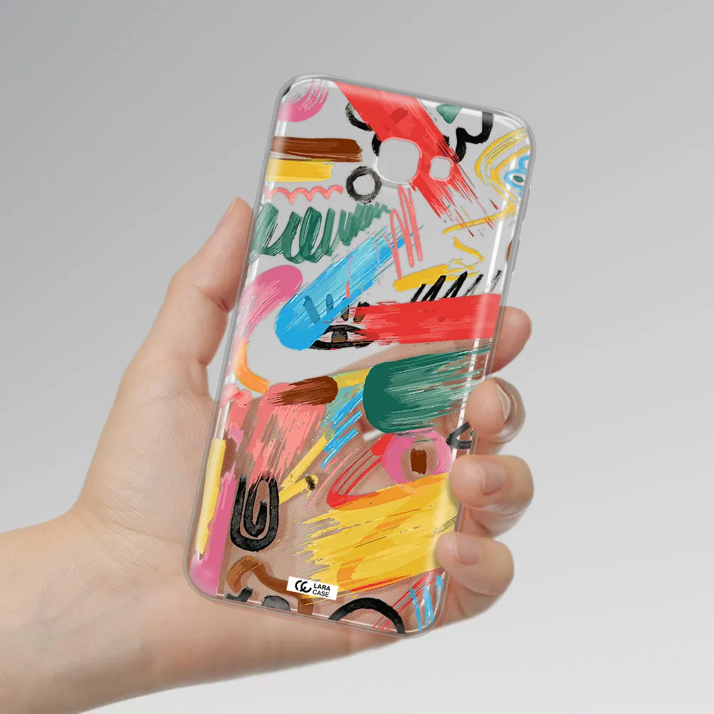 Oil Paint Abstract Samsung J5 Prime Clear TPU Case