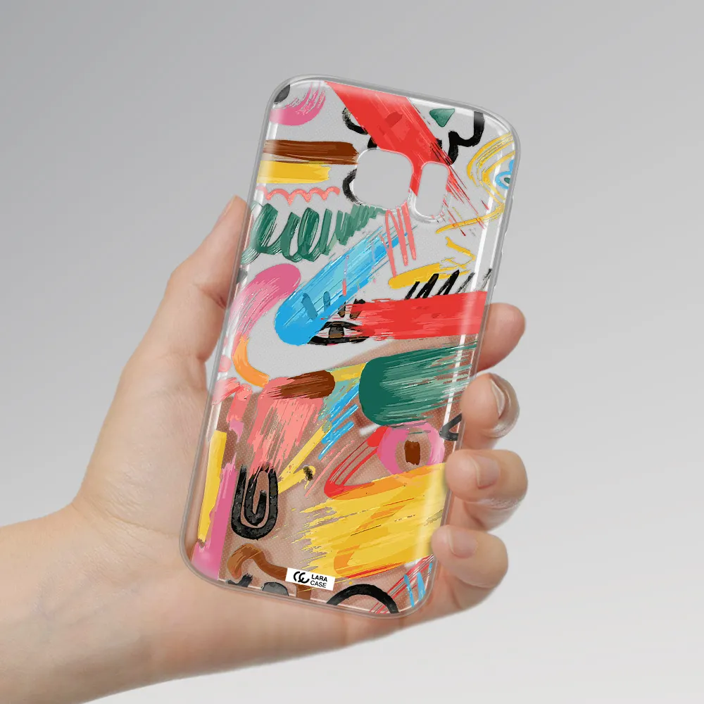 Oil Paint Abstract Samsung S 7 Clear TPU Case