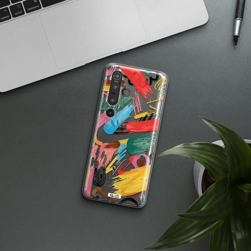Oil Paint Abstract Xiaomi Mi 10 Pro Clear TPU Case