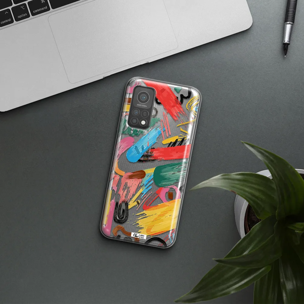Oil Paint Abstract Xiaomi Mi 10 T Pro Clear TPU Case