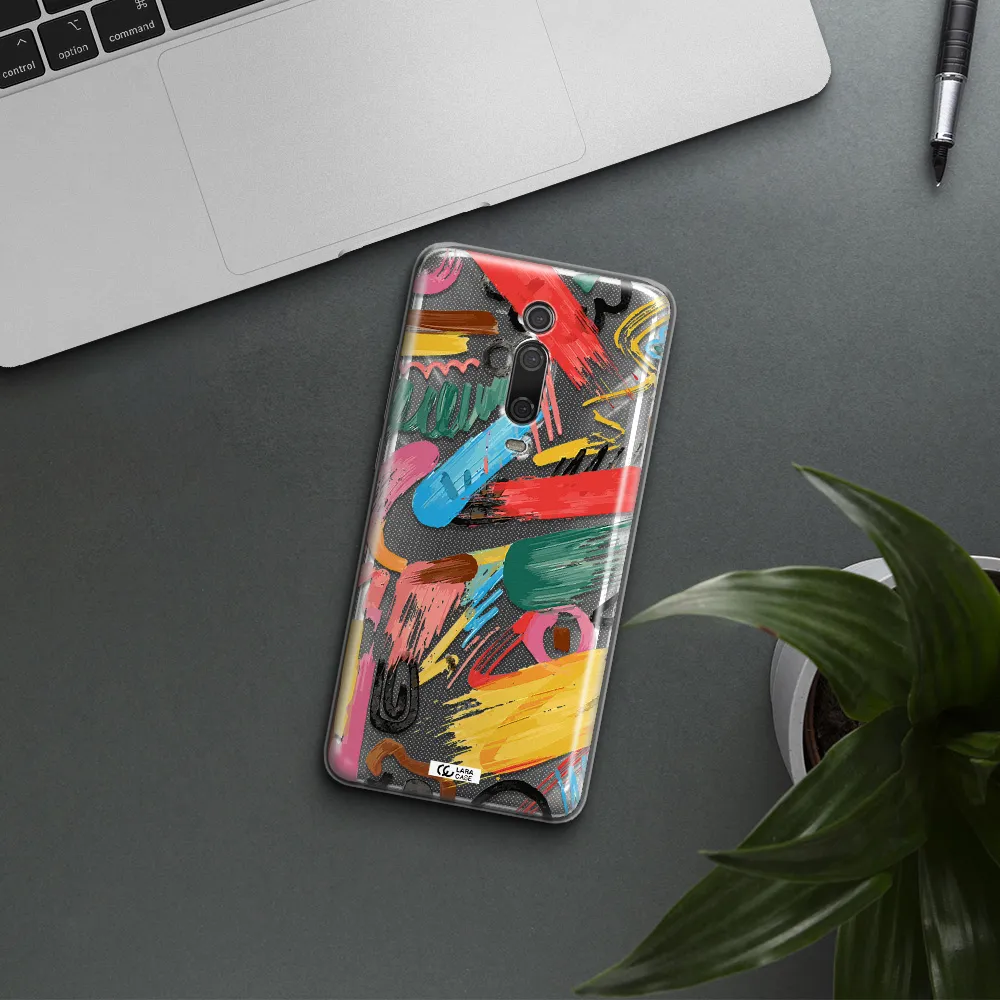 Oil Paint Abstract Xiaomi Mi 9T Clear TPU Case
