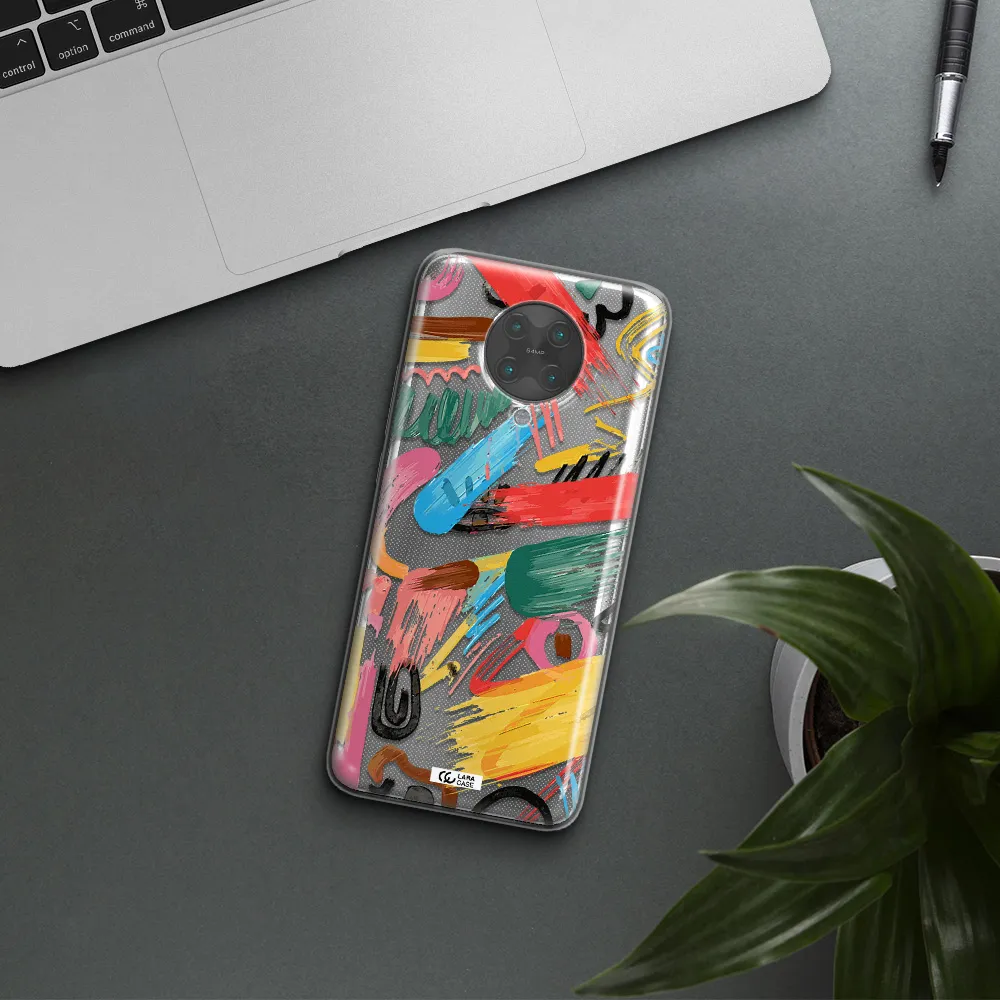 Oil Paint Abstract Xiaomi Poco F2 Pro Clear TPU Case
