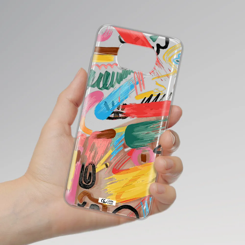 Oil Paint Abstract Xiaomi Poco X3 Clear TPU Case