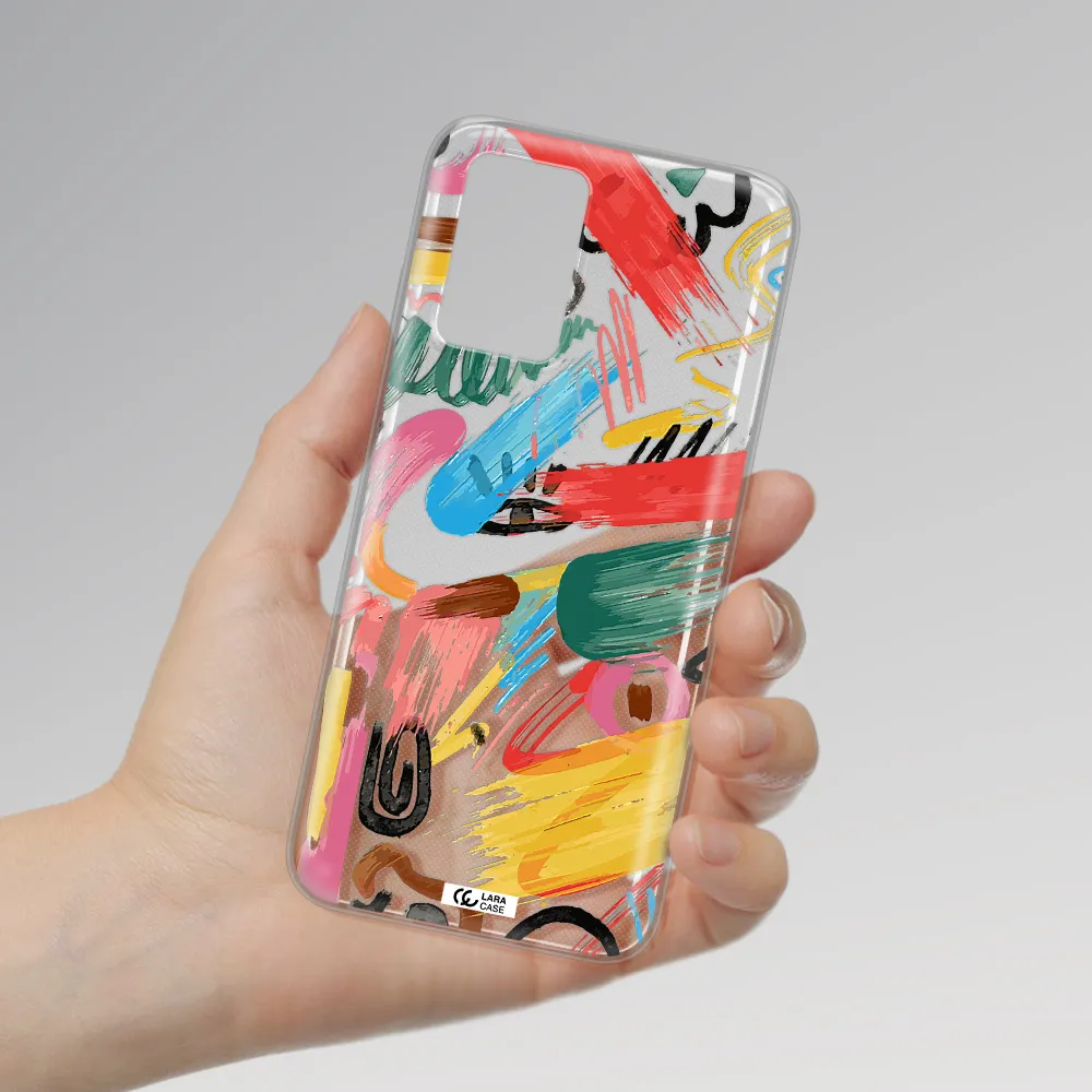 Oil Paint Abstract Xiaomi Redmi 10 Clear TPU Case