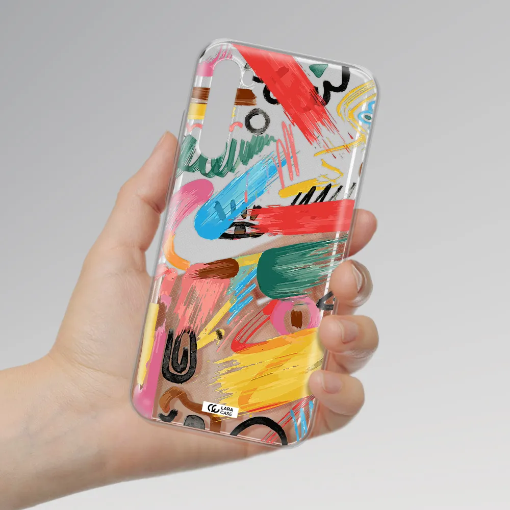 Oil Paint Abstract Xiaomi Redmi Note 8T Clear Tpu Case