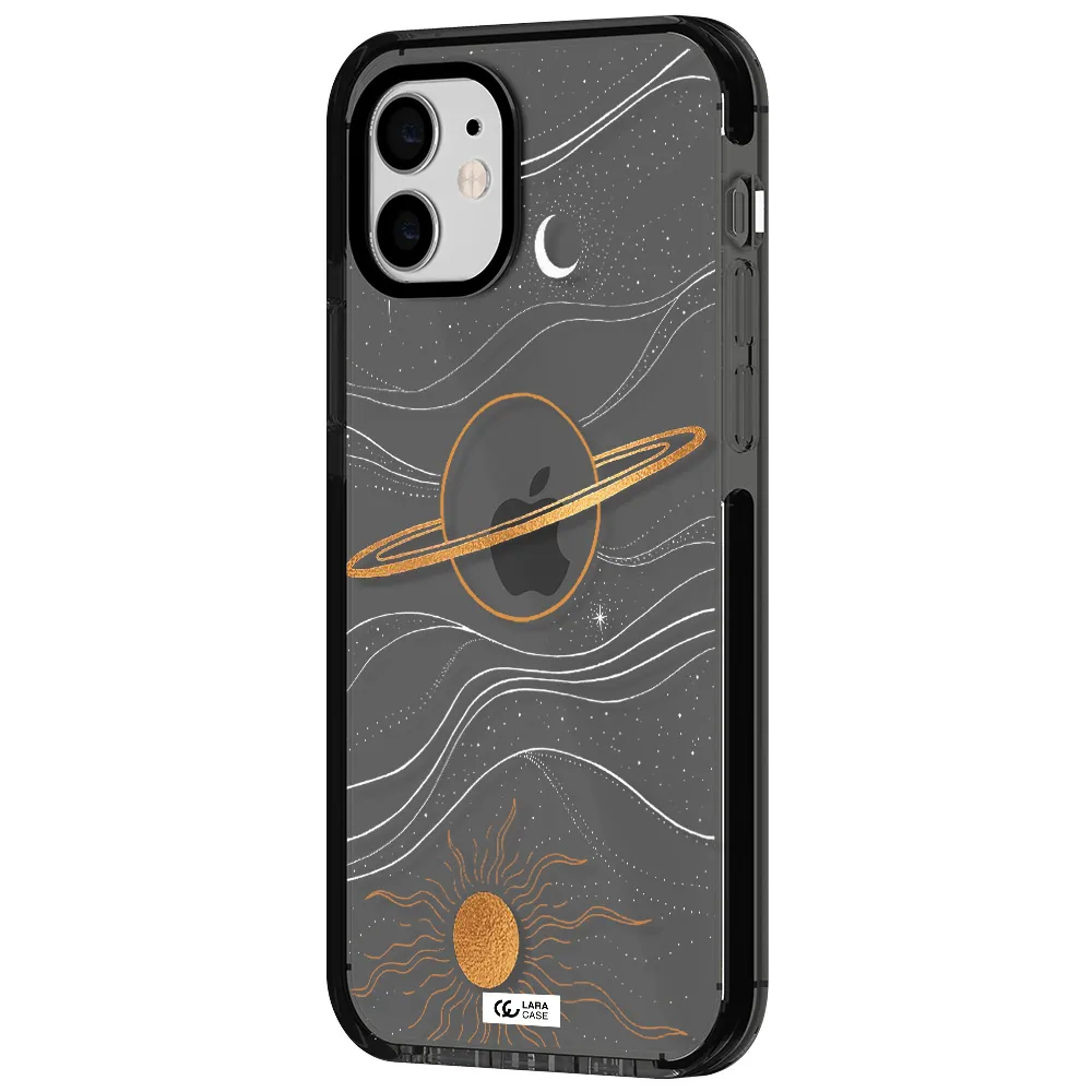 Saturn Apple iPhone 11 impact Smoke Black Case