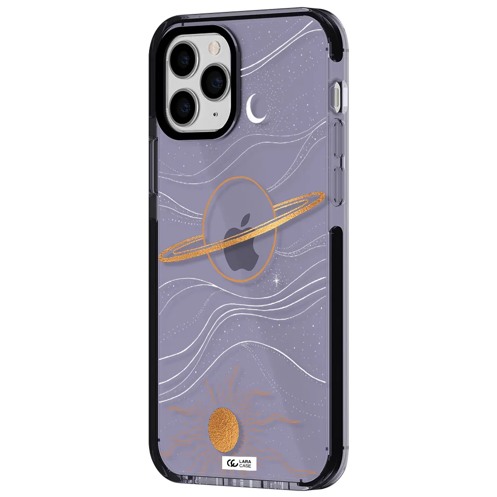 Saturn Apple iPhone 11 pro impact Lilac Case