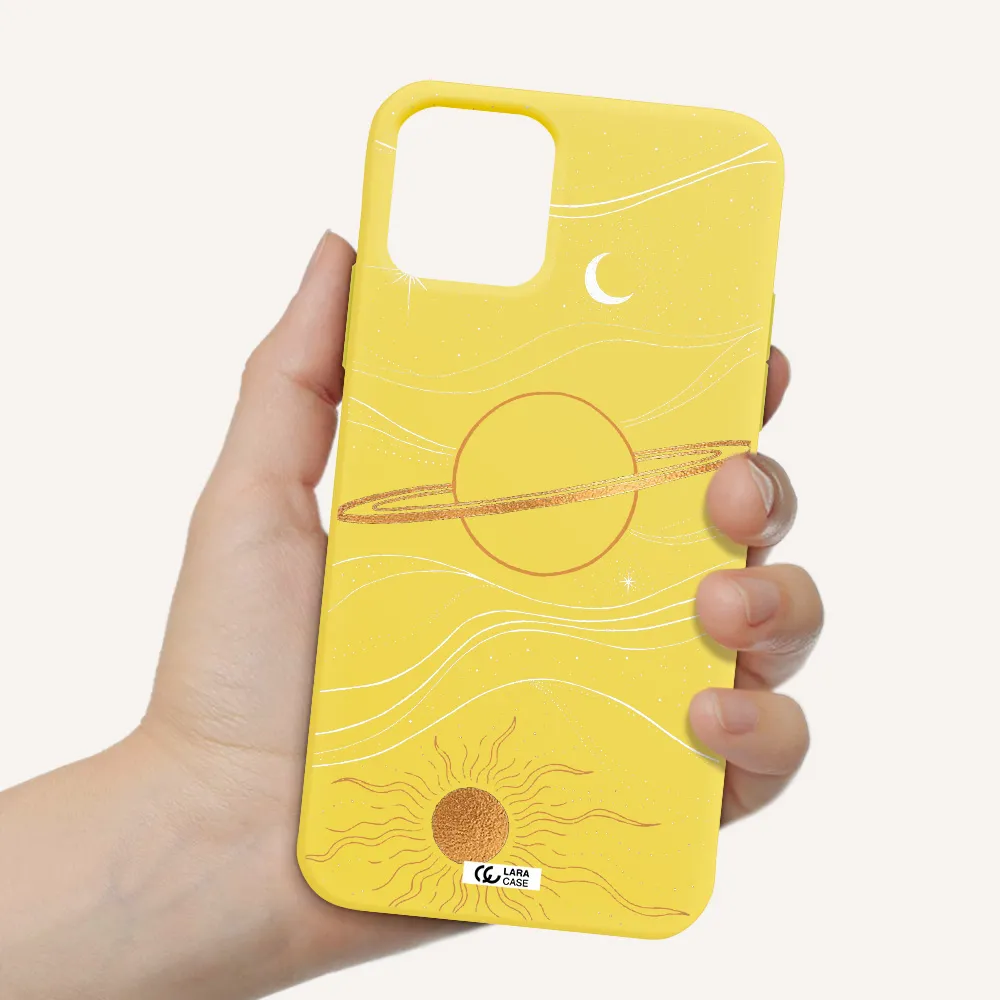 Saturn Apple iPhone 11 pro Silicone canary yellow Case