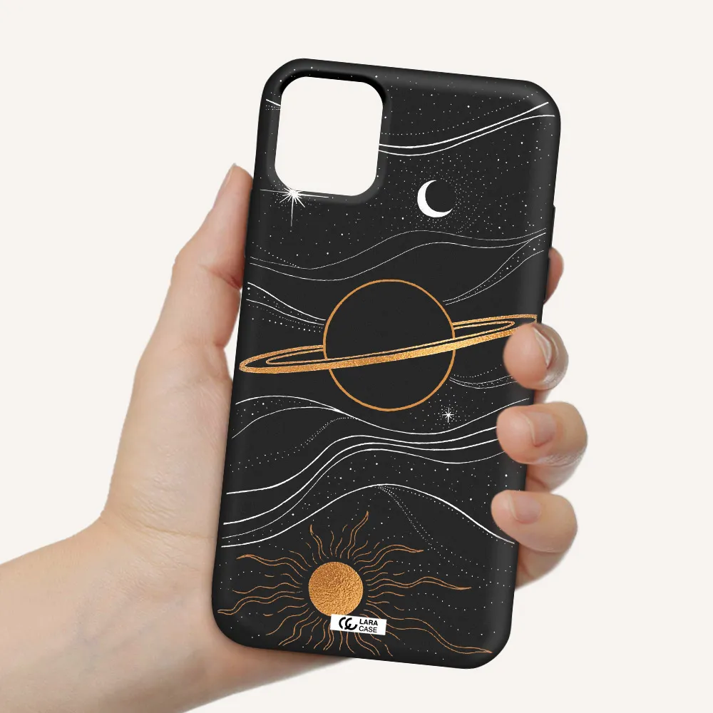Saturn Apple iPhone 11 Silicone black Case