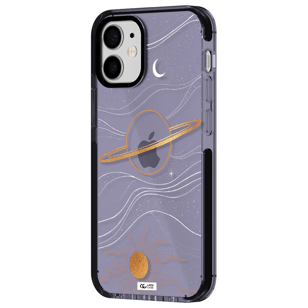 Saturn Apple iPhone 12 mini impact Lilac Case