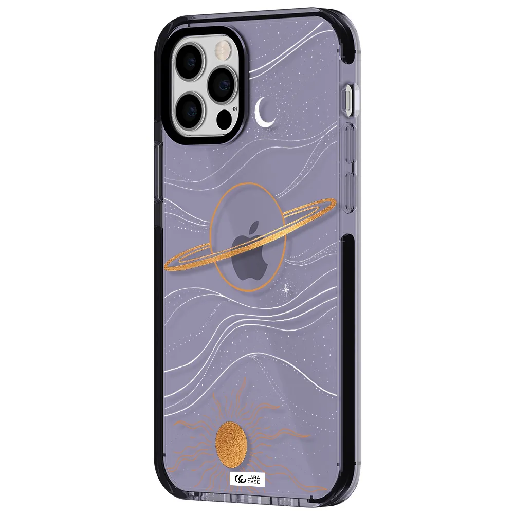 Saturn Apple iPhone 12 pro impact Lilac Case