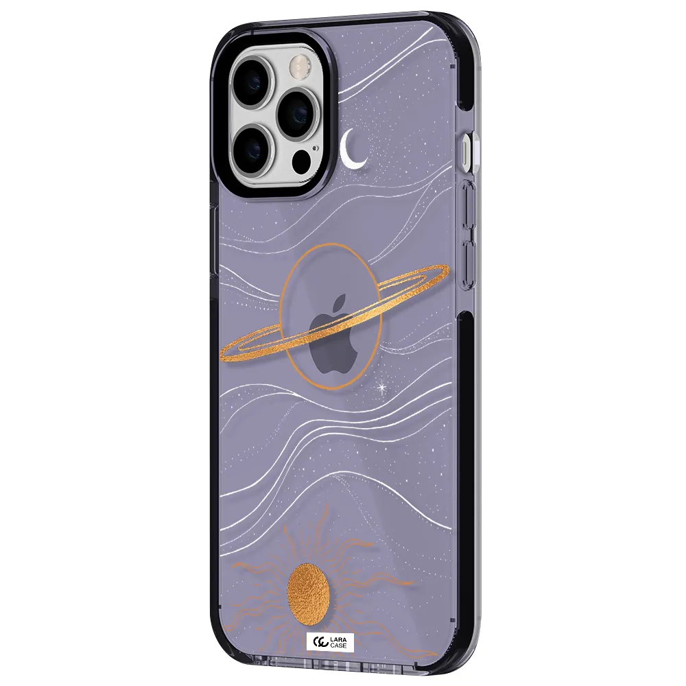 Saturn Apple iPhone 12 pro max impact Lilac Case