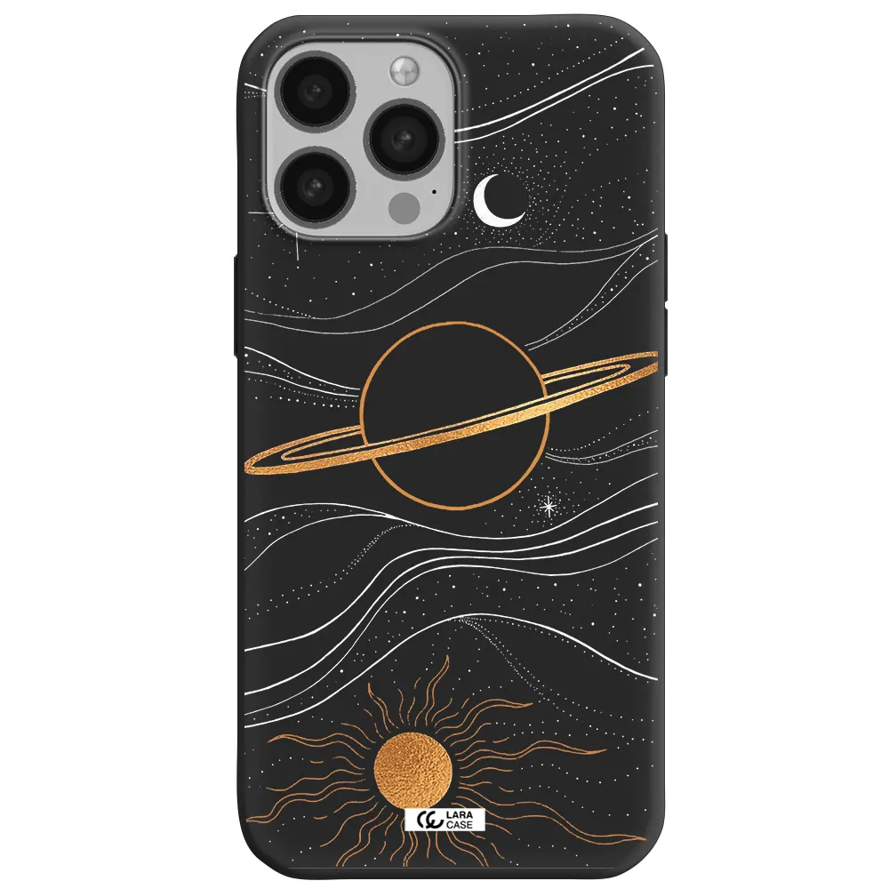 Saturn Apple iPhone 13 Pro Silicone black Case