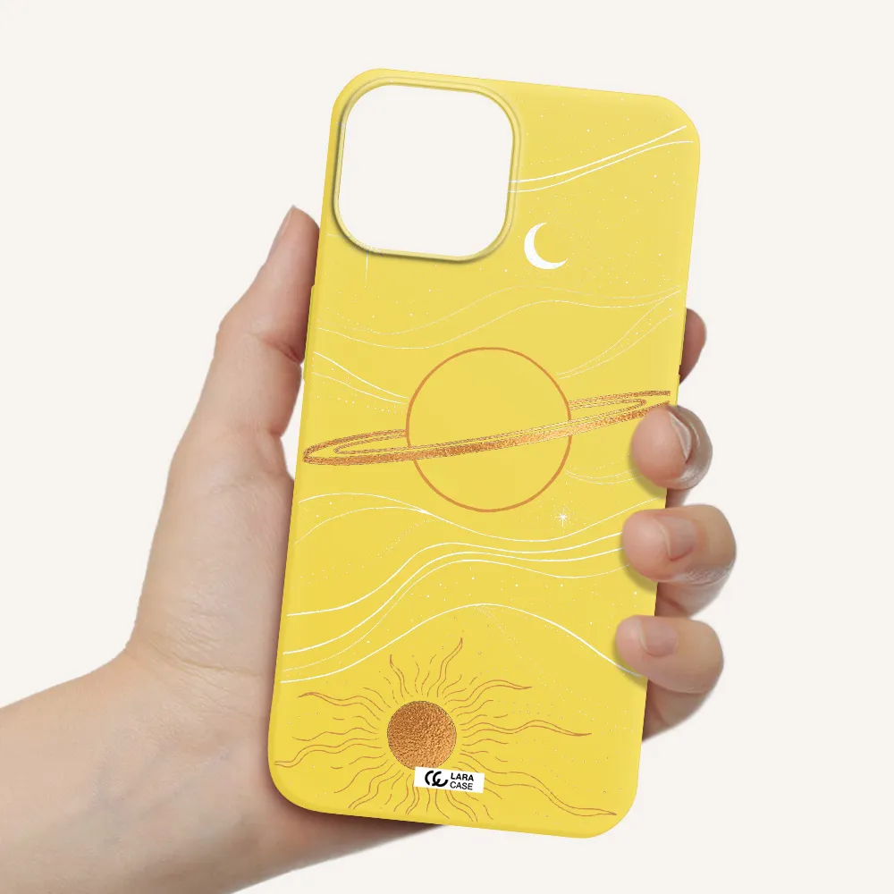 Saturn Apple iPhone 13 Silicone canary yellow Case