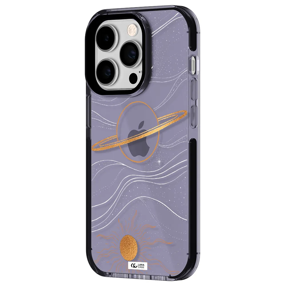 Saturn Apple iPhone 14 pro impact Lilac Case