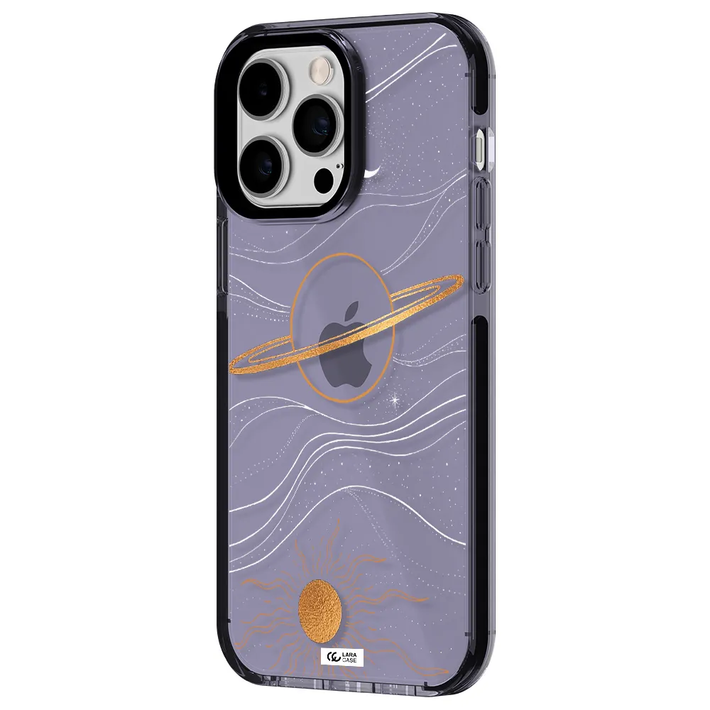 Saturn Apple iPhone 14 pro max impact Lilac Case