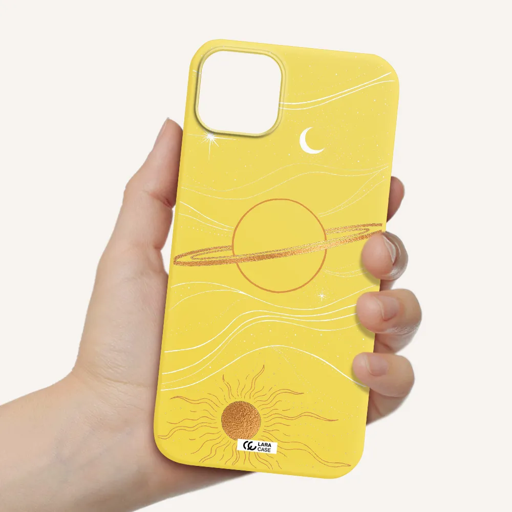 Saturn Apple iPhone 14 Silicone canary yellow Case