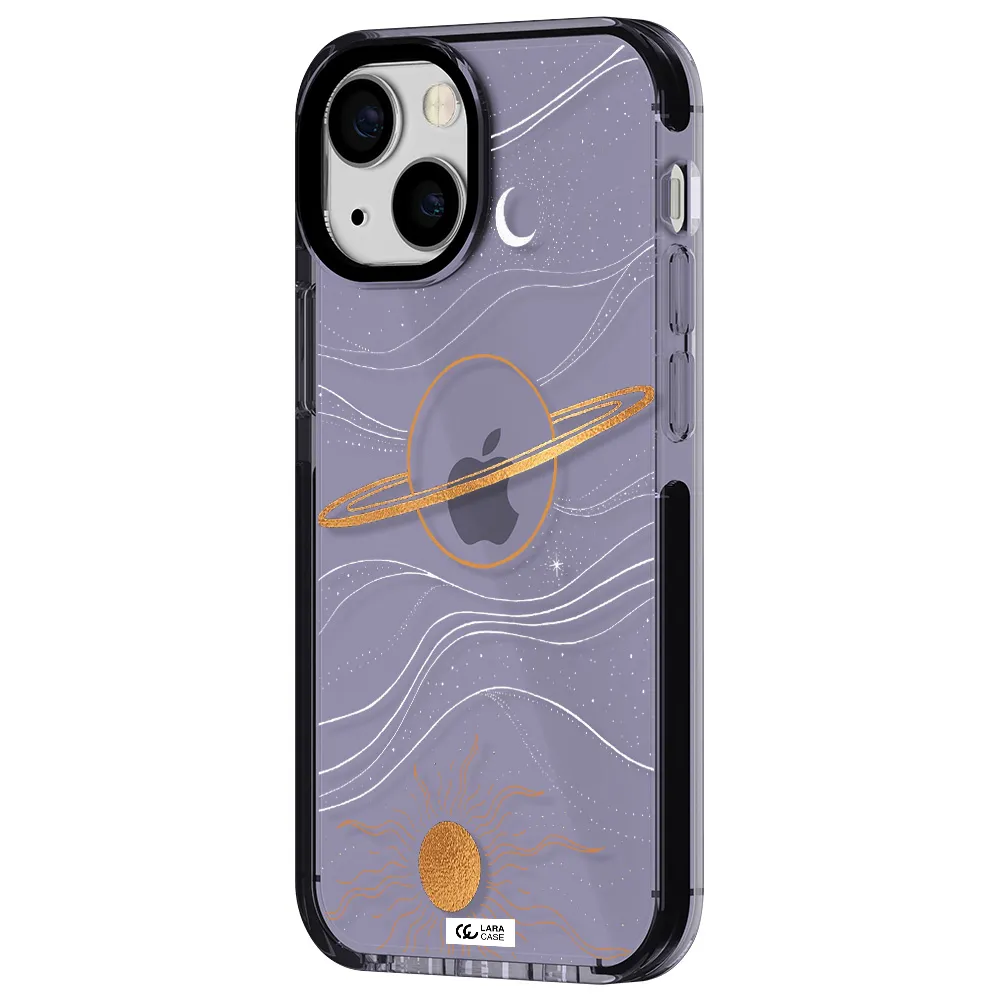 Saturn Apple iPhone 15 impact Lilac Case