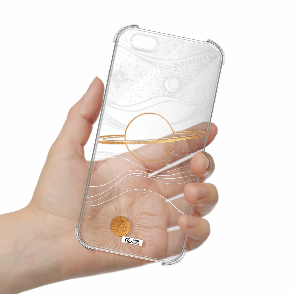 Saturn Apple iPhone 6 plus Clear PC Case
