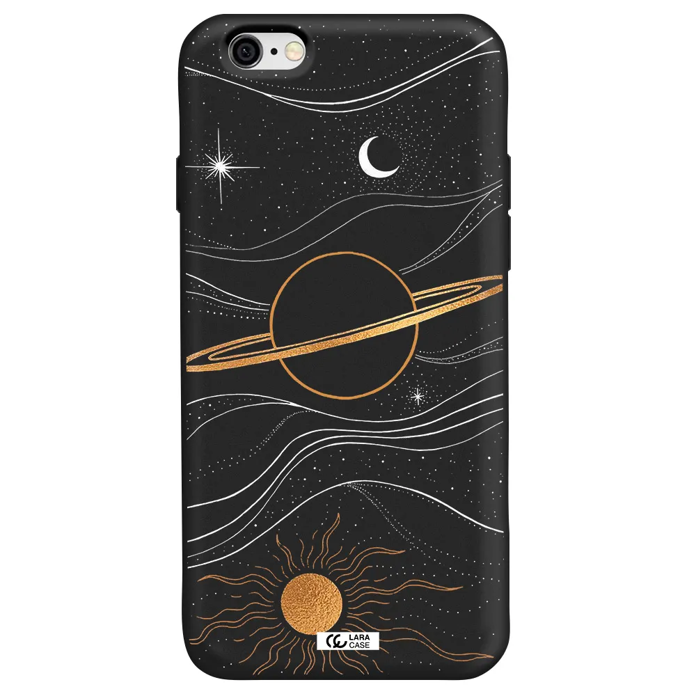 Saturn Apple iPhone 6 Silicone black Case
