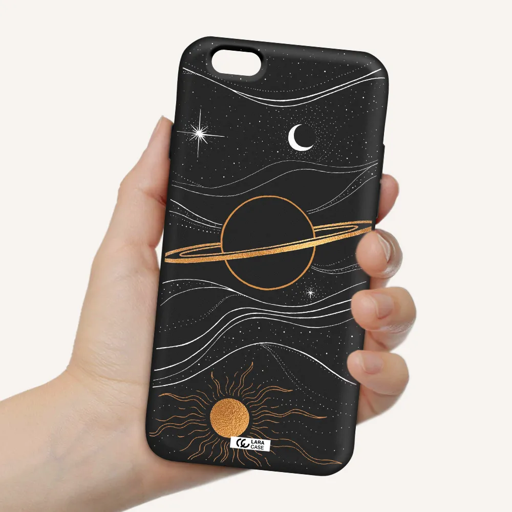 Saturn Apple iPhone 6 Silicone black Case