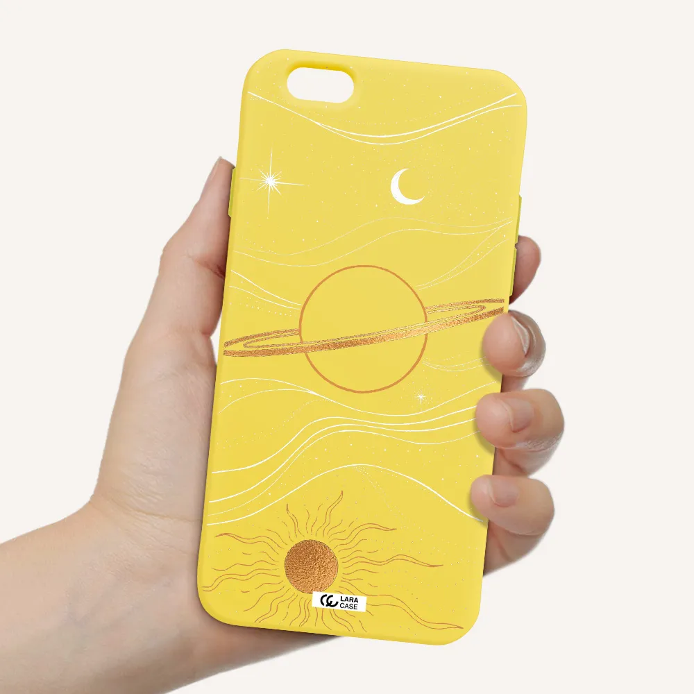 Saturn Apple iPhone 6 Silicone canary yellow Case