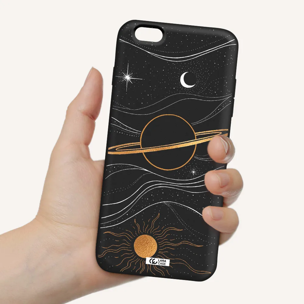 Saturn Apple iPhone 6S Silicone black Case