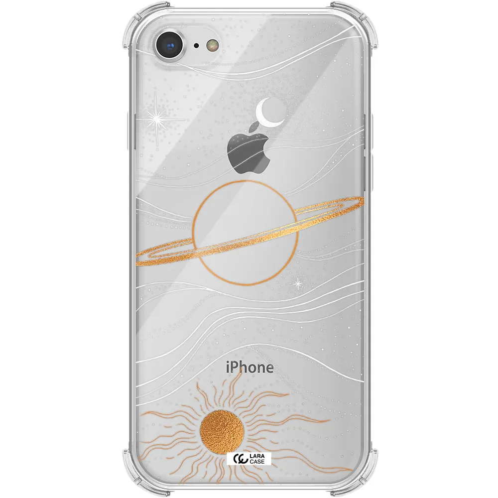 Saturn Apple iPhone 8 Clear PC Case