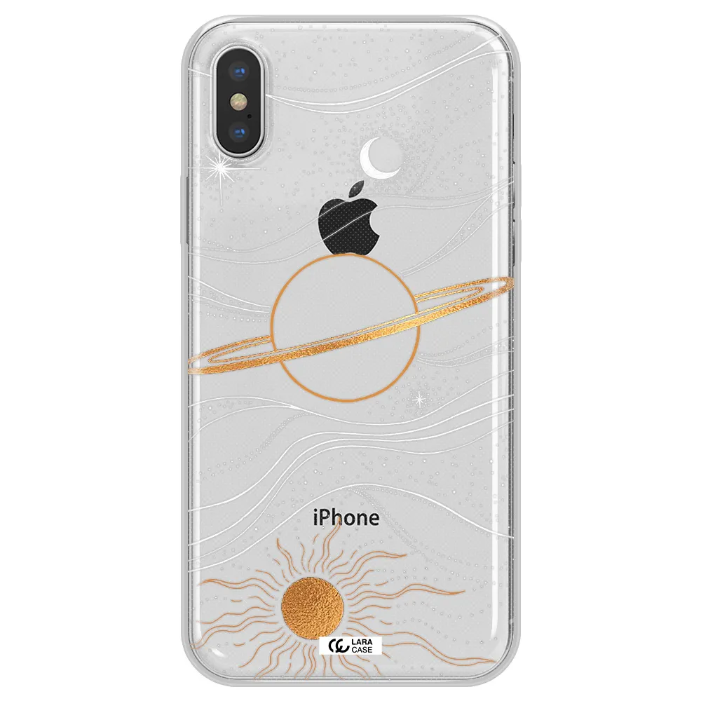 Saturn Apple iPhone X Clear TPU Case
