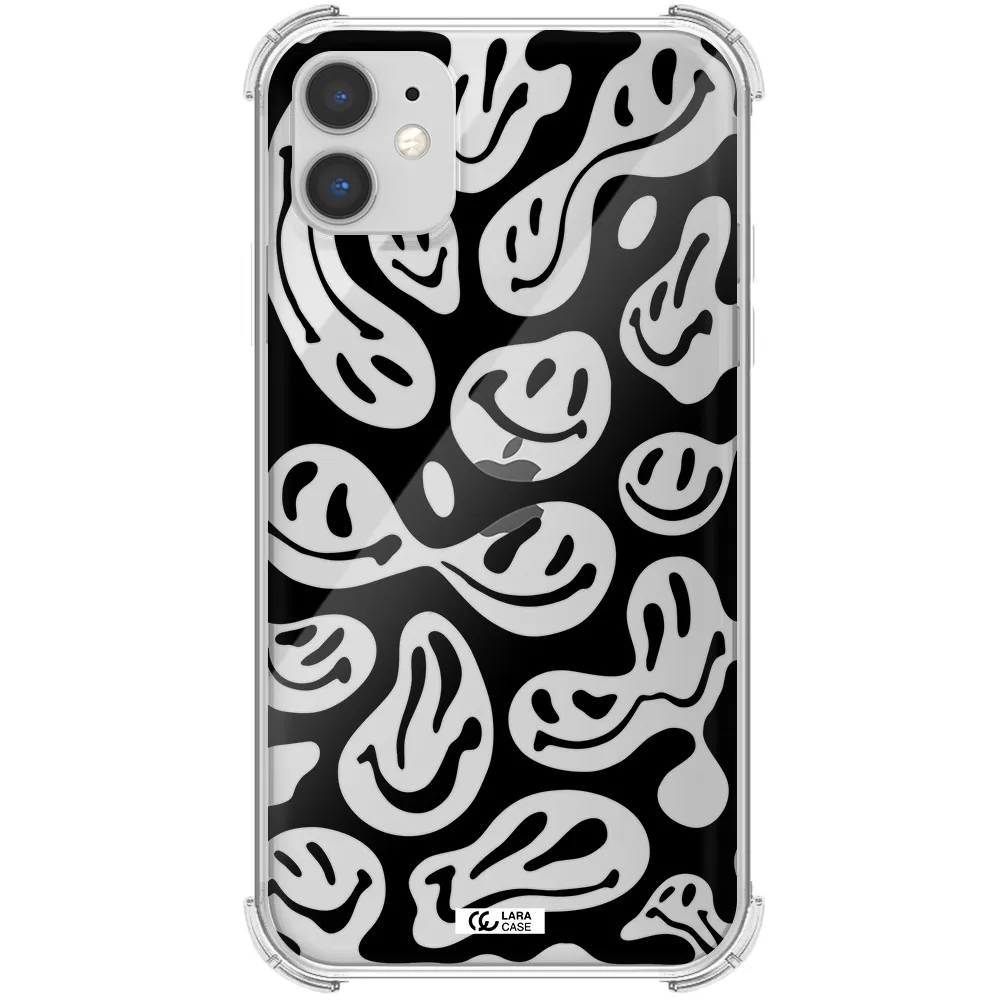 Smiley Faces Apple iPhone 11 Clear PC Case