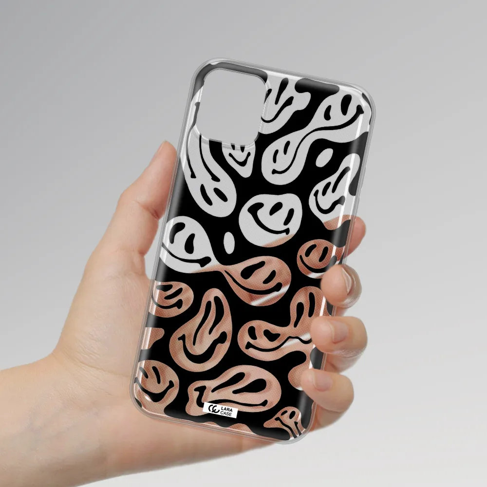Smiley Faces Apple iPhone 11 Clear TPU Case