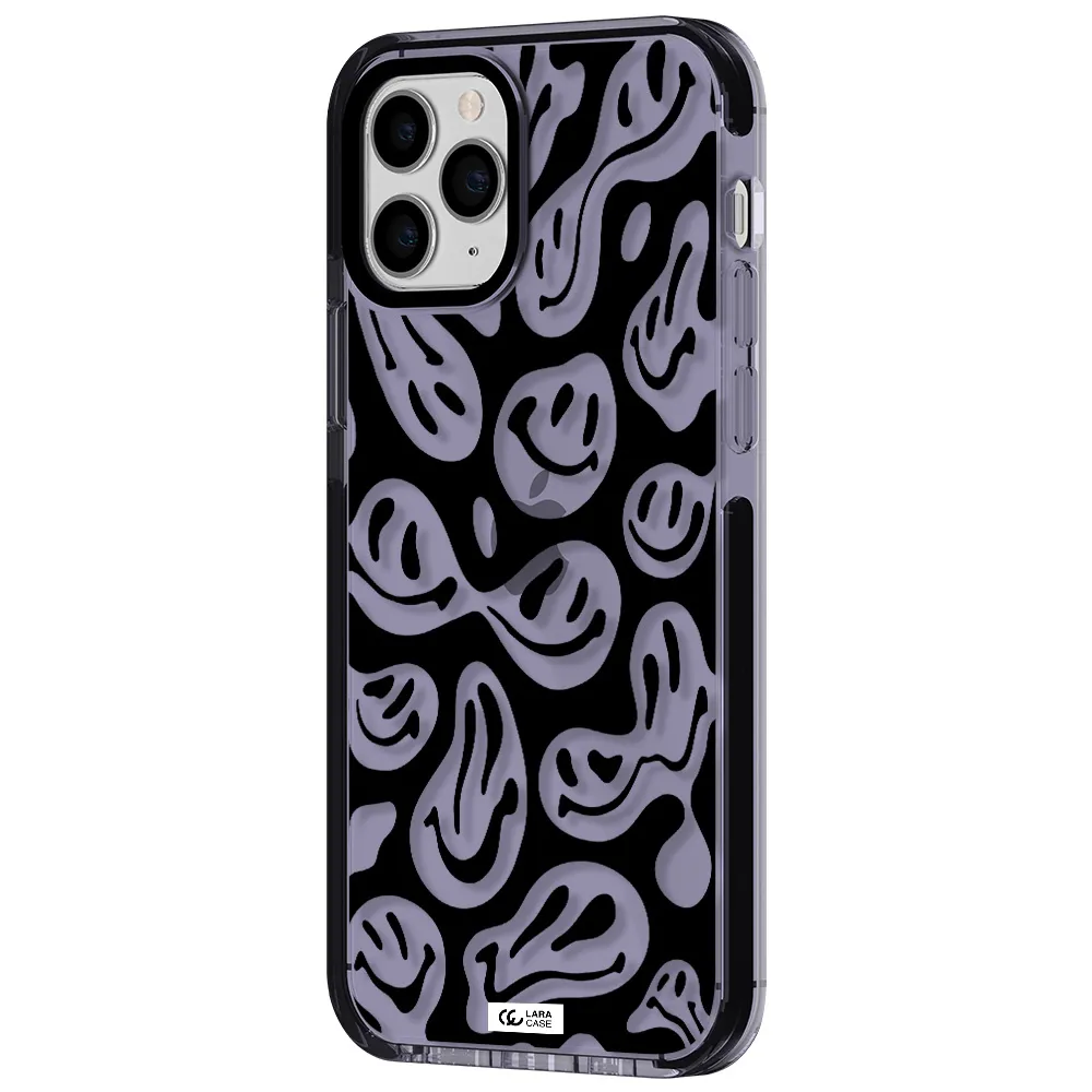Smiley Faces Apple iPhone 11 pro max impact Lilac Case