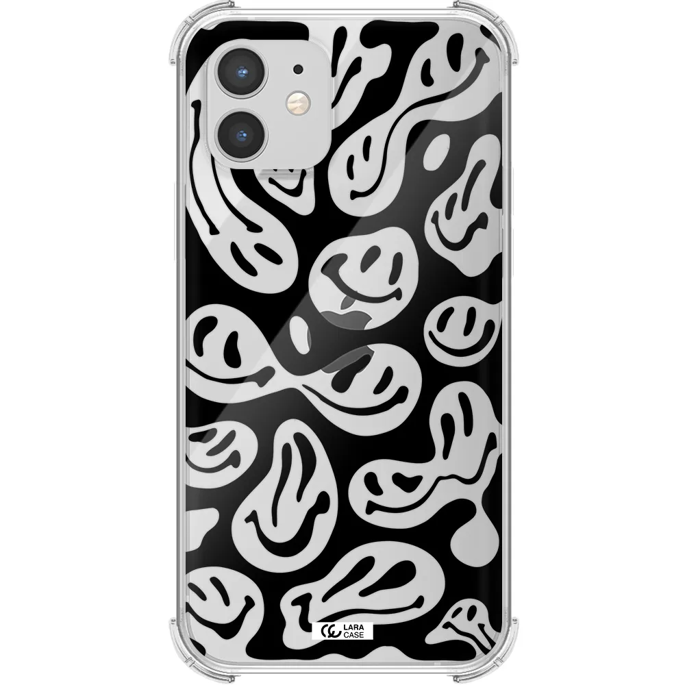 Smiley Faces Apple iPhone 12 mini Clear PC Case