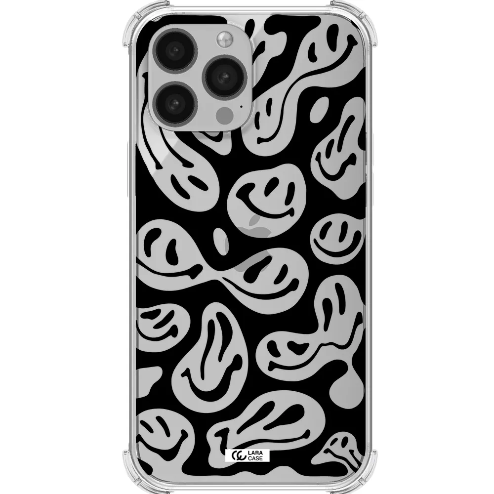 Smiley Faces Apple iPhone 13 Pro Clear PC Case