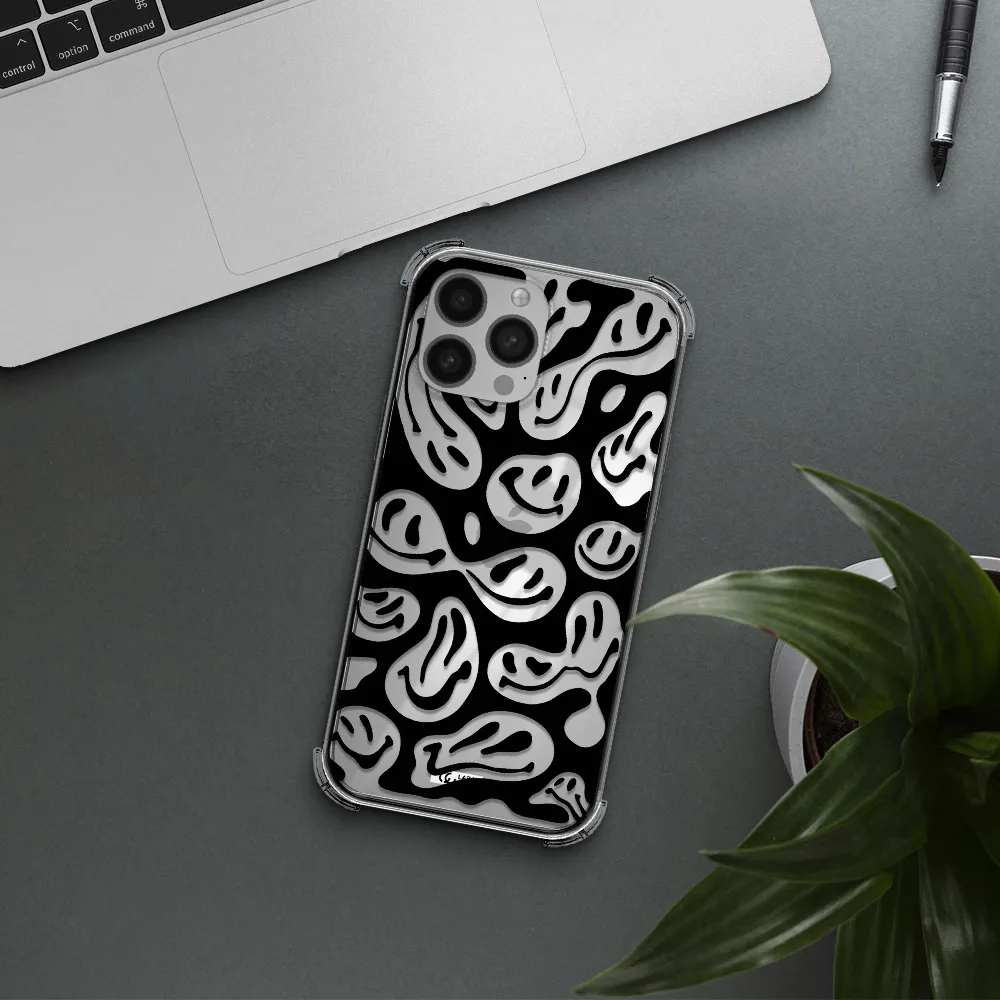 Smiley Faces Apple iPhone 13 Pro Clear PC Case
