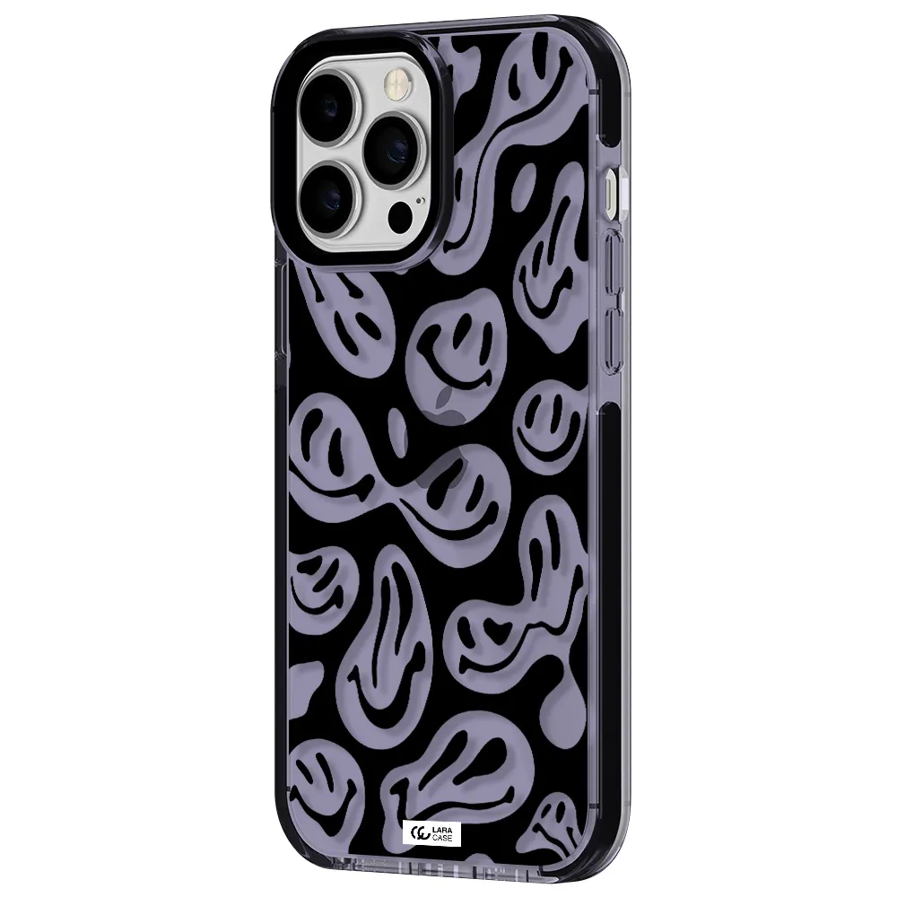 Smiley Faces Apple iPhone 13 Pro Max impact Lilac Case