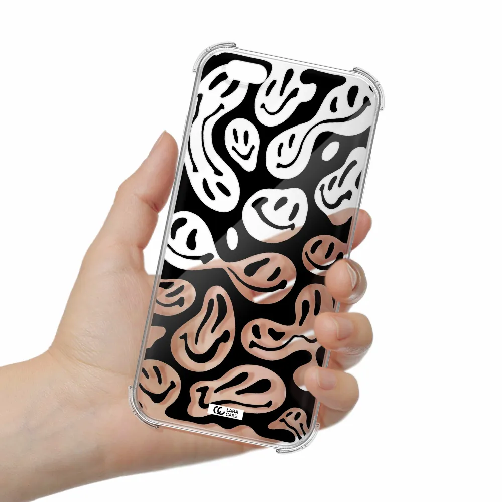 Smiley Faces Apple iPhone 6 plus Clear PC Case