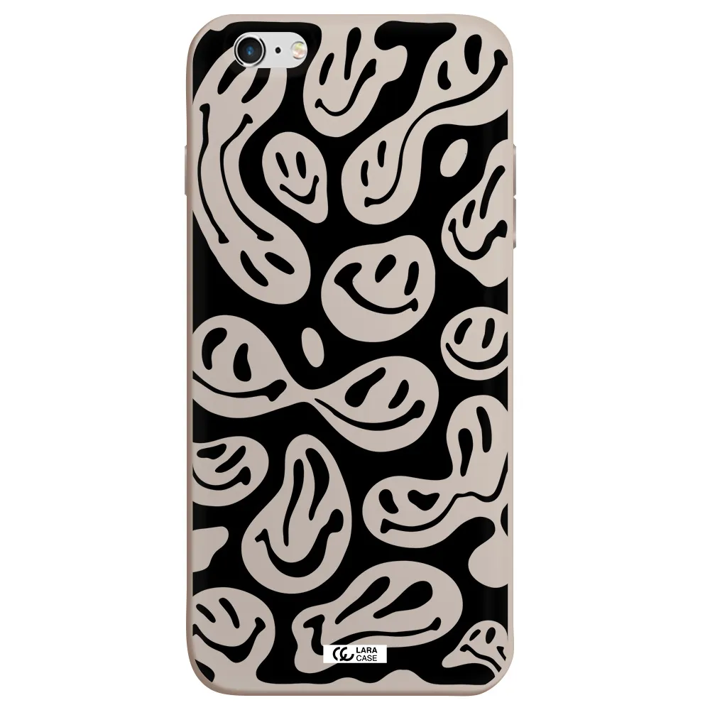 Smiley Faces Apple iPhone 6 s plus Silicone Stone Case
