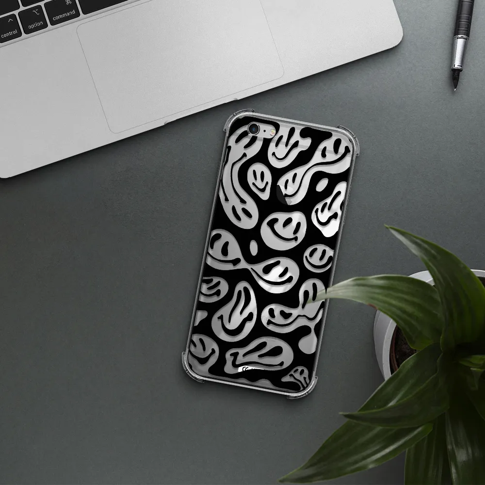 Smiley Faces Apple iPhone 6S Clear PC Case