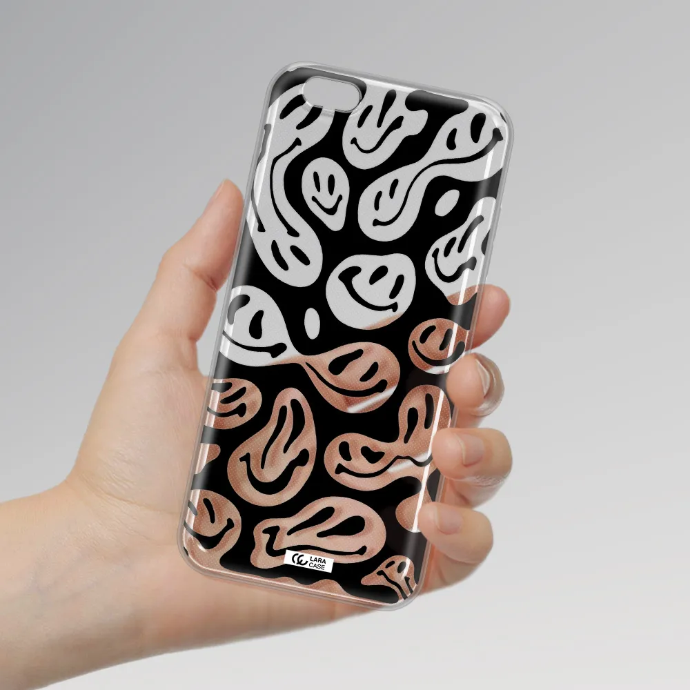 Smiley Faces Apple iPhone 6S Clear TPU Case