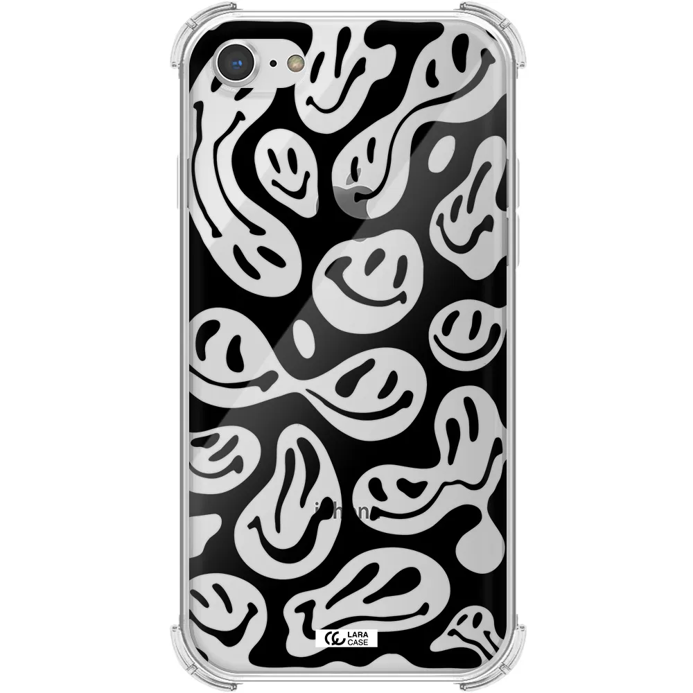 Smiley Faces Apple iPhone 7 Clear PC Case