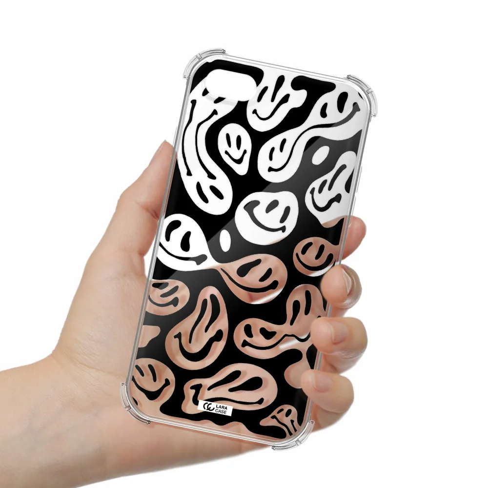 Smiley Faces Apple iPhone 7 Clear PC Case