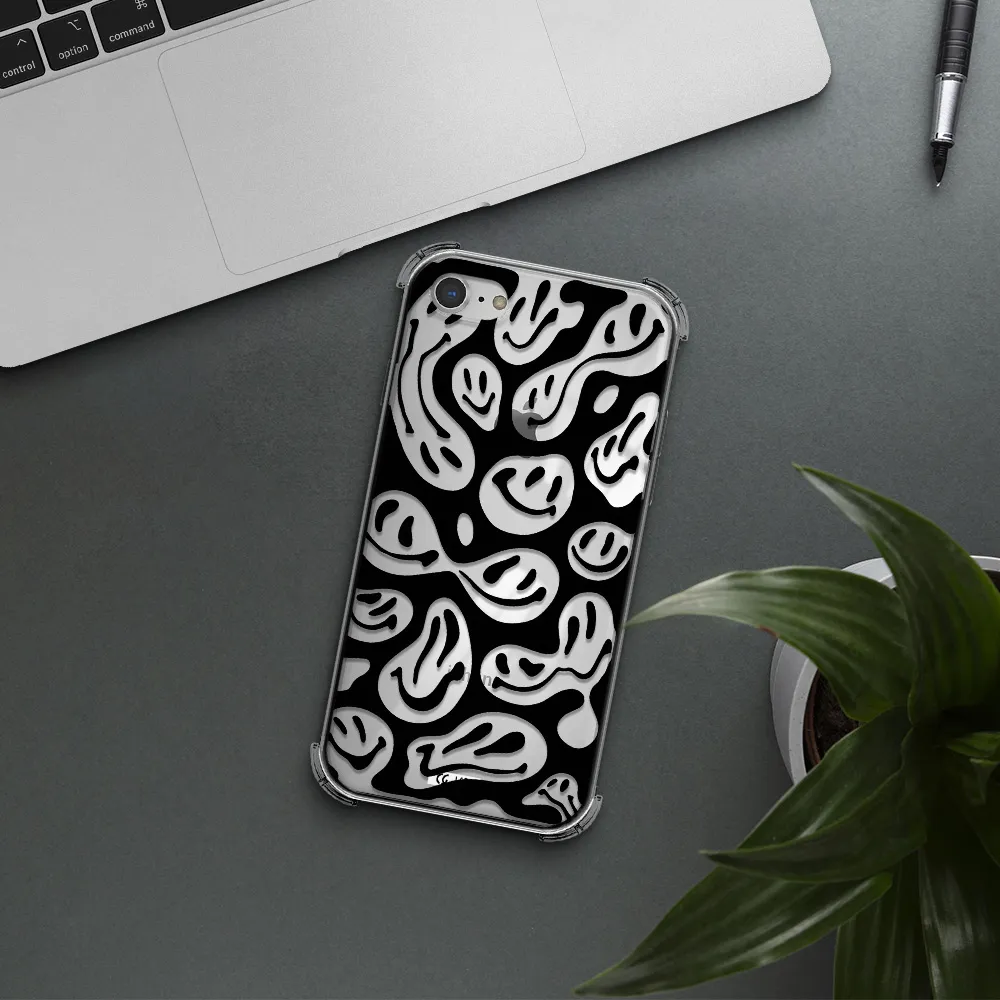 Smiley Faces Apple iPhone 7 Clear PC Case