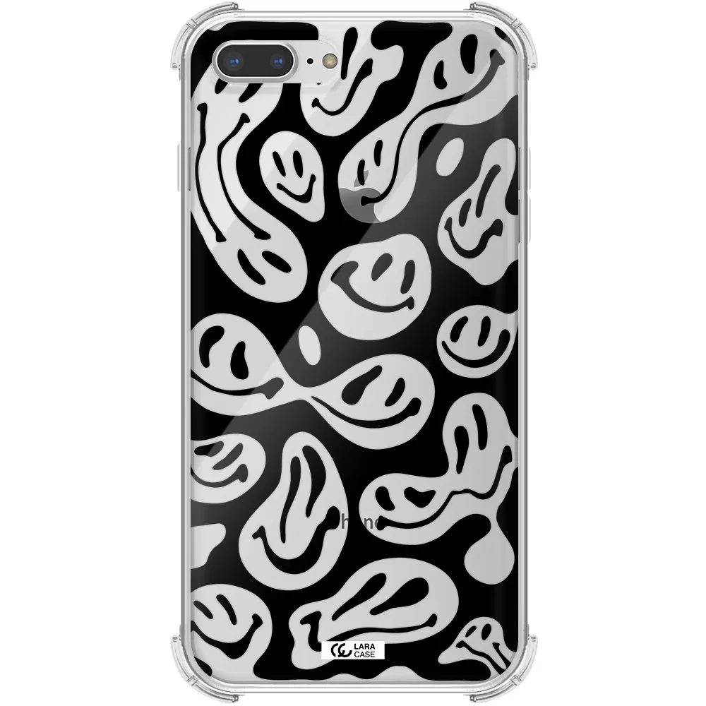Smiley Faces Apple iPhone 7 plus Clear PC Case