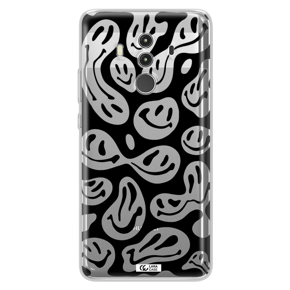 Smiley Faces Huawei Mate 10 Clear TPU Case