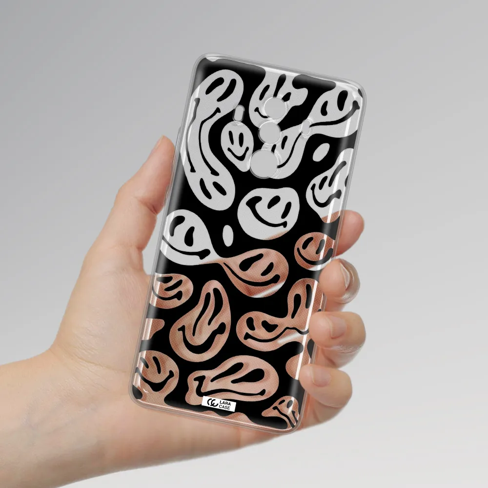 Smiley Faces Huawei Mate 10 Clear TPU Case