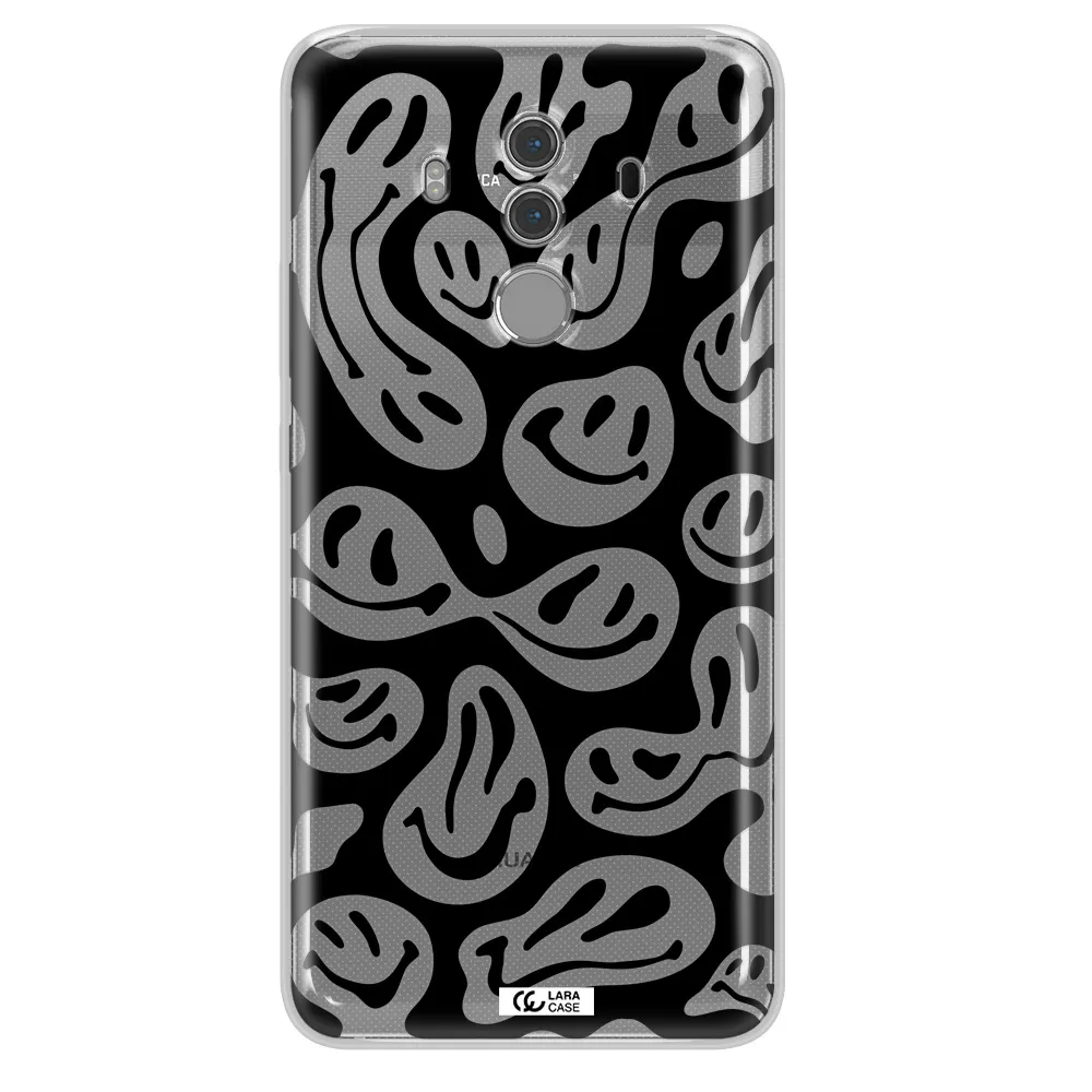 Smiley Faces Huawei Mate 10 Pro Clear TPU Case