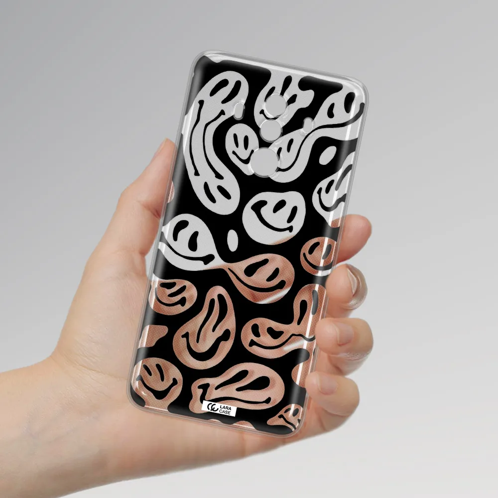 Smiley Faces Huawei Mate 10 Pro Clear TPU Case
